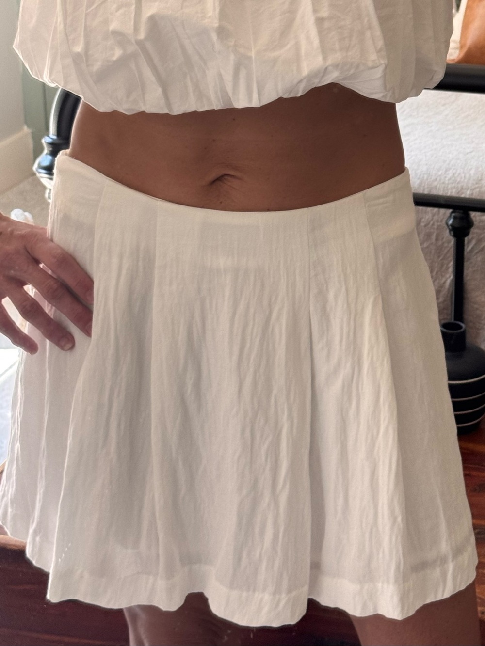 White lined skirt - A New Day